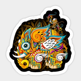 Elephant Delight_poster Sticker